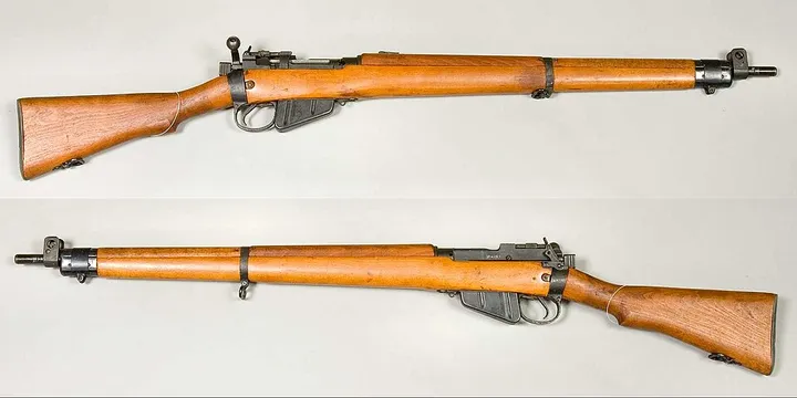 Karabin Lee-Enfield No.4 Mk I (egzemplarz z 1943, zbiory Armémuseum)